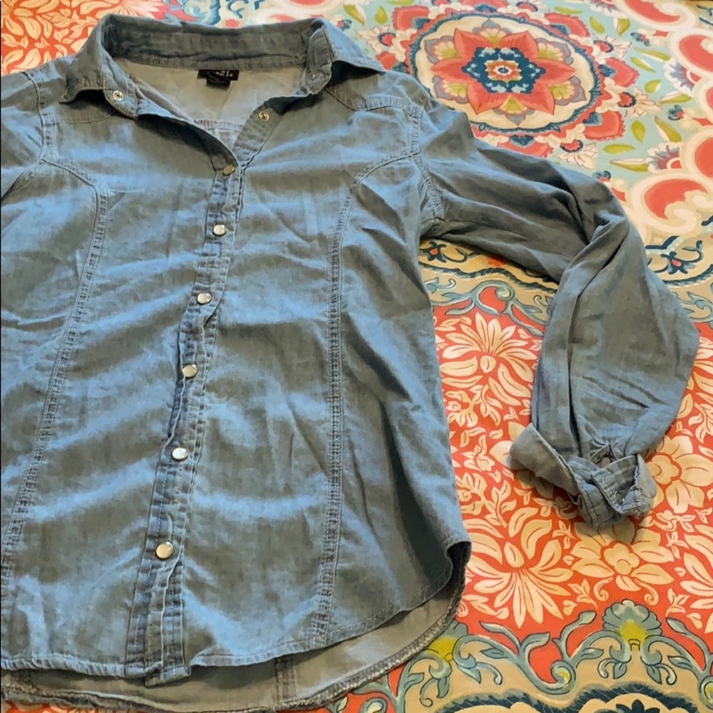 Denim Button Up